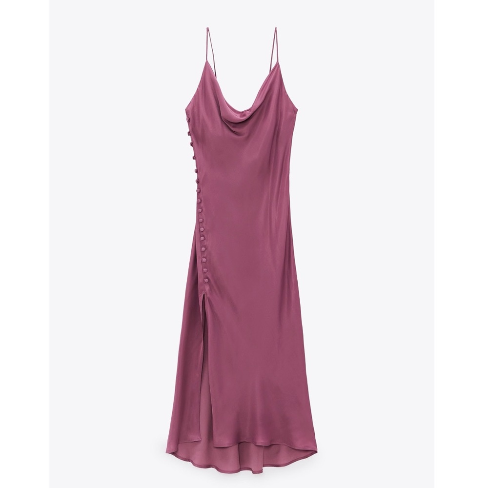 Satin slip dress